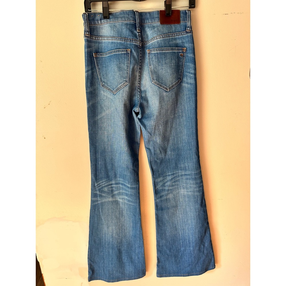Madewell Flea Market Flare Jeans Medium Wash High Rise C2519 Blue Denim 27 - Picture 2 of 8